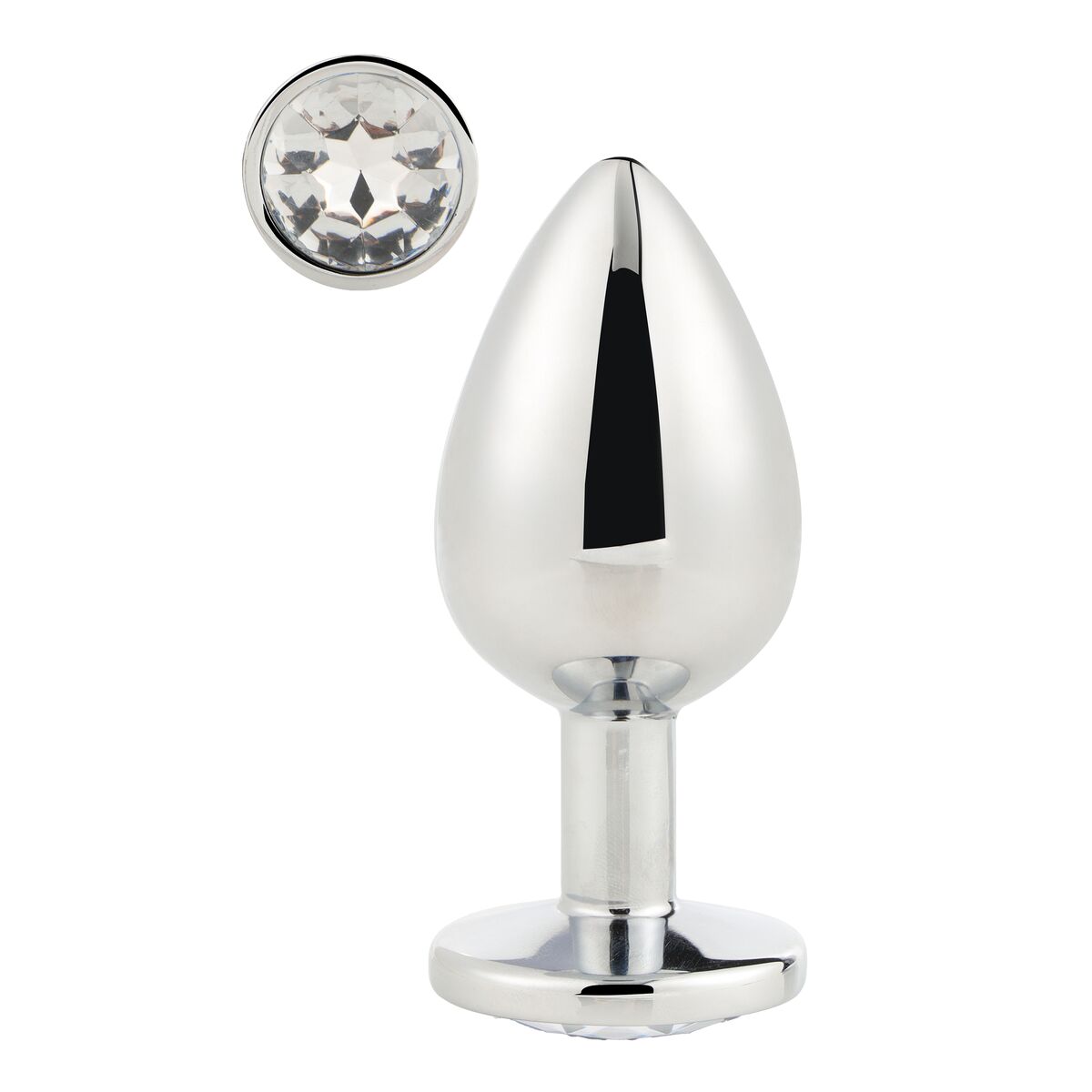Plug Anal Dream Toys Gleaming Love Silberfarben